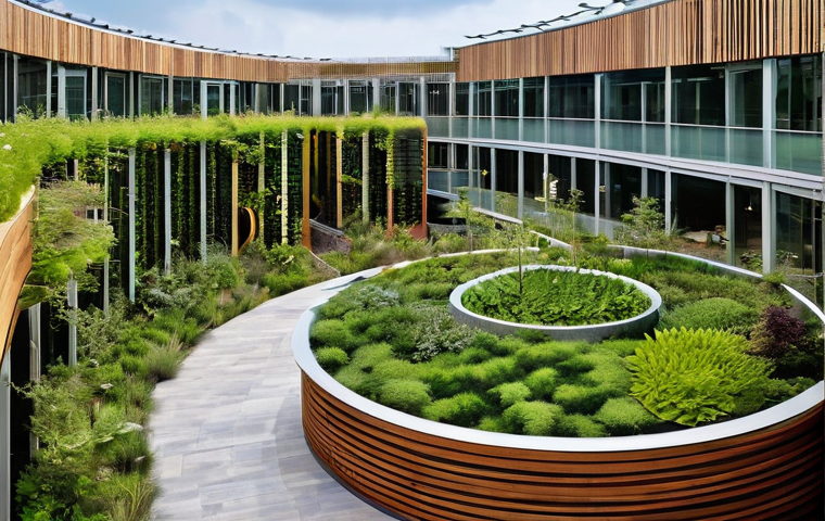 탄소 배출을 줄이는 기술 혁신 - **Renewable Dawn over a Smart Cityscape**
    "An aerial view of a vibrant, clean, and futuristic ci...