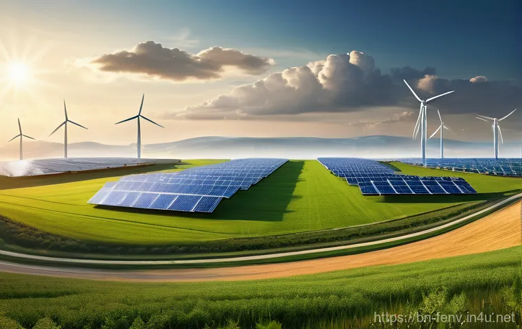 탄소 중립 목표 - **Prompt:** A vibrant, bustling urban street scene that exemplifies sustainable living. Diverse indi...